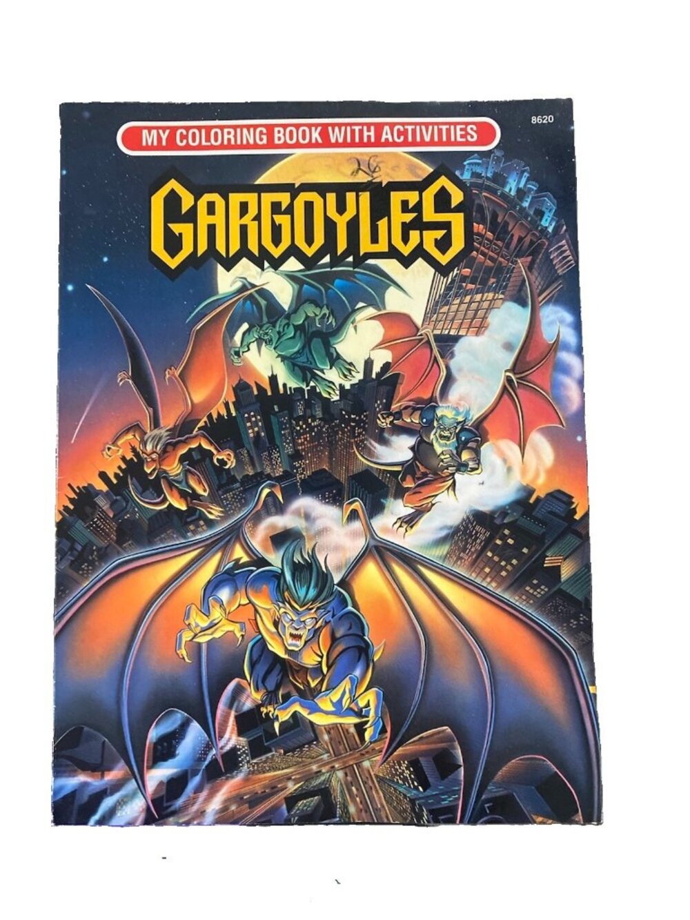 Disney Gargoyles My Coloring Book Activities 1995 Golden Books Goliath Unused